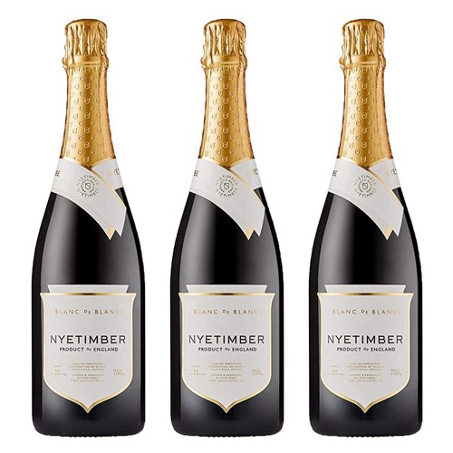 Nyetimber Blanc de Blancs English Sparkling 75cl Treble Prosecco Set